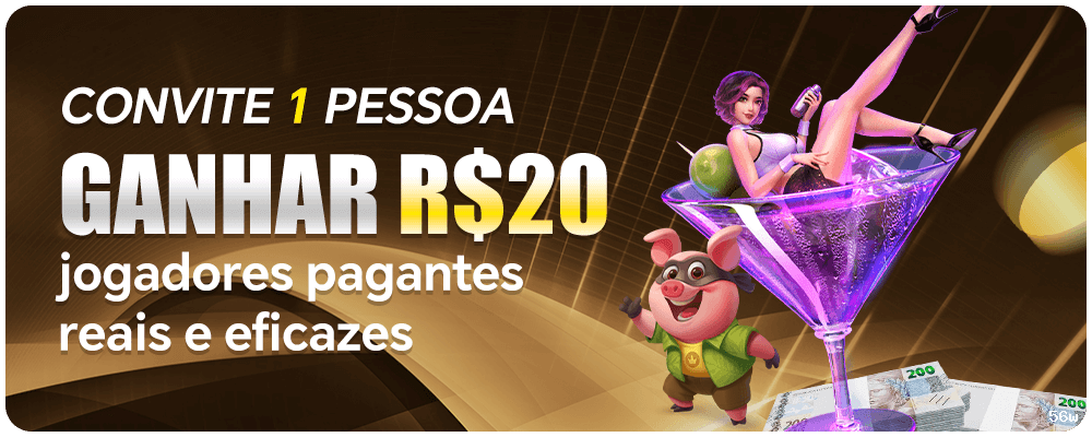 Bônus boas-vindas 56w R$100